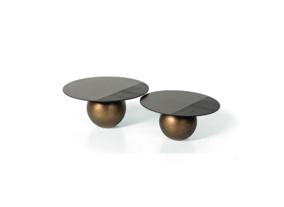 Modern Luxury Coffee table Double Round 2x Coffee table Living room Furniture Table
