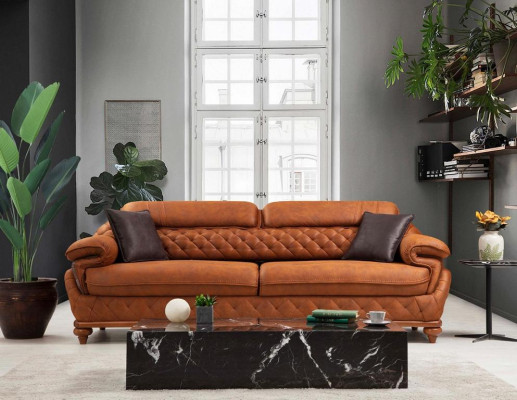 Modern Living room Complete Set Three Seater Sofa Couch Armchair Luxury Furniture