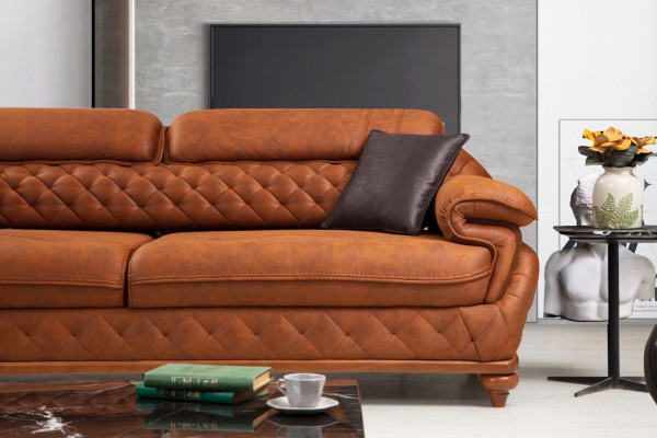 Modern Living room Complete Set Three Seater Sofa Couch Armchair Luxury Furniture
