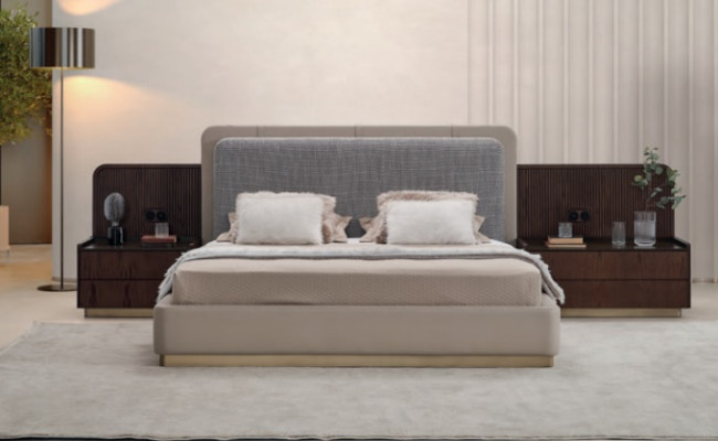 Modern Bed Luxury Elegant Beds design Bedroom 180x200 Furniture Fabric