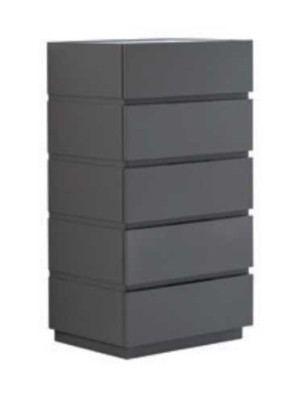 Chest of drawers Bedroom Wood Gray Modern design Chests of drawers Sideboard Furniture