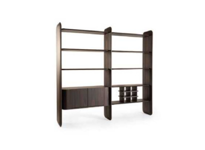 Bookshelf Wood Shelf Wardrobe Office Furnishings Designer Modern Divider Shelves