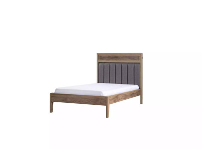 Bed frame children's furniture bed wood brown youth bed 100 cm classic