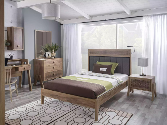 Childrens room Complete bed frame children's furniture bed wood Brau set 4 pieces