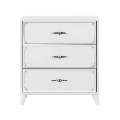 Group Chest of drawers with Mirror Wardrobe Wood Chests of drawers Sideboard White Luxus