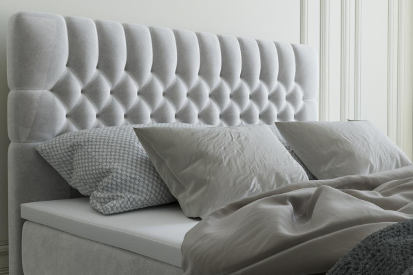 Chesterfield Double bed Bedroom Luxury Bed Modern Furniture Box spring bed