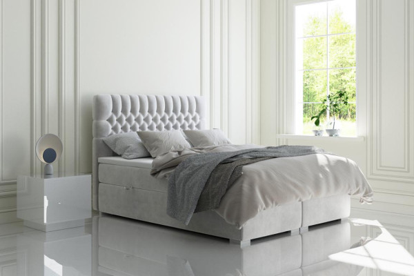 Chesterfield Double bed Bedroom Luxury Bed Modern Furniture Box spring bed