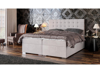 Bed Furniture Modern Design Double bed Luxury Bedroom Textile box spring bed