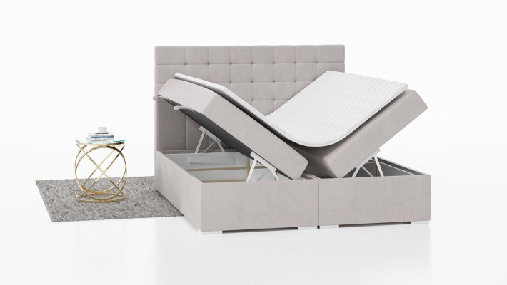 Bed Furniture Modern Design Double bed Luxury Bedroom Textile box spring bed