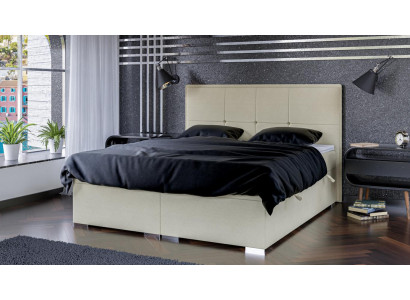 Bedroom Bed Upholstery Fabric Design Luxury Furniture Double bed box spring bed
