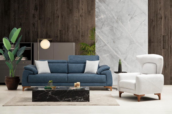 Living room Set Modern Luxury Sofa set 3 pcs Upholstery Furniture Textile new