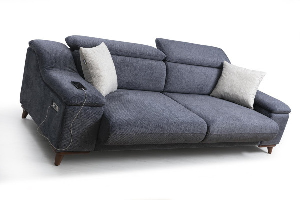 Living room Complete 2-piece three-seater sofa Modern Armchair Textile new Furniture Couch