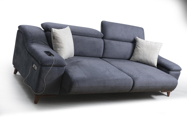 Living room Complete 2-piece three-seater sofa Modern Armchair Textile new Furniture Couch