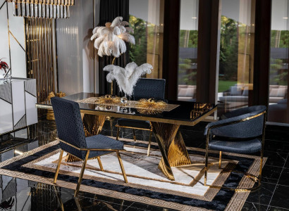 Dining Set Suite Chair Table 4 Chairs Group 5tlg Group Furniture