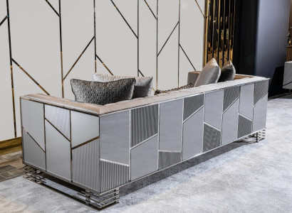 Sofa set 3+3+1 Seater Coffee table Side table Sofa Armchair Set 5pcs.