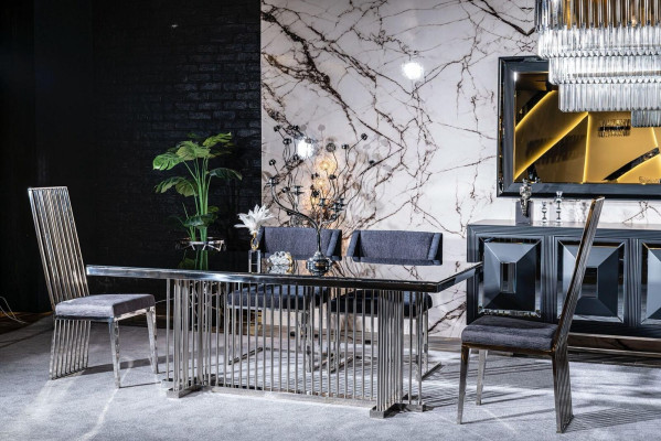 Luxury Tables Dining room Table Metal Dining room Modern new style Modern