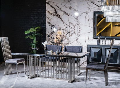Luxury Tables Dining room Table Metal Dining room Modern new style Modern
