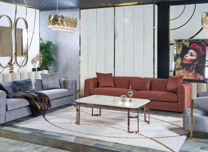 Sofa set 3+3+1 Seat Coffee table Set Sofa Upholstery Couch 4 pieces. set