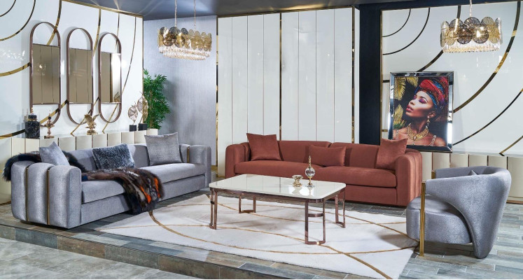 Luxury Suite Set 2-piece Sofa 3 Seater Coffee table Sofa Sofas Armchair new
