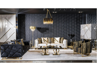 Living room Sofa set 3+3+1 Coffee table Side table Set 5pcs new