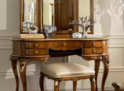 Dressing table Mirror Luxury Console Chest of drawers Bedroom Wood Design new