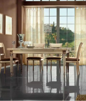exclusive s 6-piece dining room set with sideboard and 4 chairs