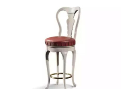 Classic White Chair Designer Bar Stool Wooden Chair Luxury Furniture Stool