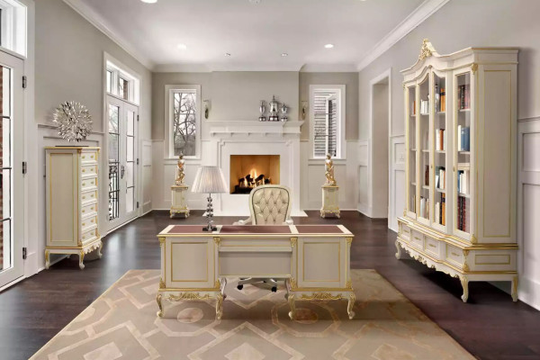 Desk Bookcase Chest of drawers Office desk new Office furniture Set 3 pcs.