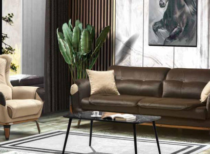 Sofa 3 Seater Armchair Design Upholstery Seat Classic Design Living room