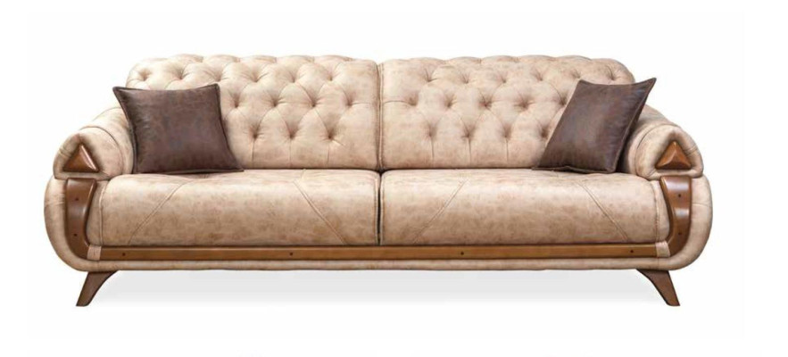 Sofa 3 Seater Sofas Leather Three Seater Upholstery Design Living room Furniture