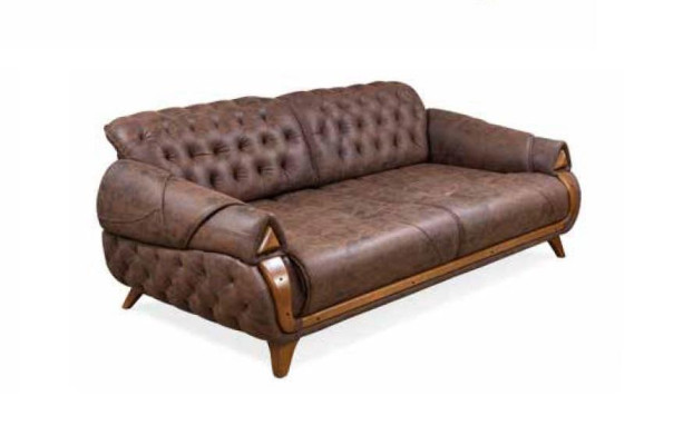 Sofa 3 Seater Sofas Leather Three Seater Upholstery Design Living room Furniture