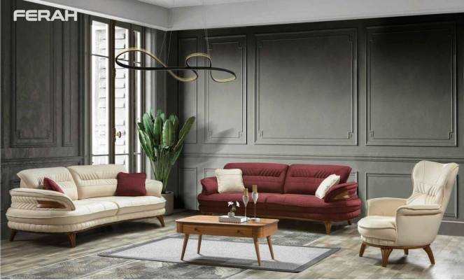 Armchair Luxury Design Textile Living room Classic s Style Lounge Furniture