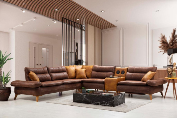 Multifunction Couch Living landscape Electric Sofa Furniture Sound Leather