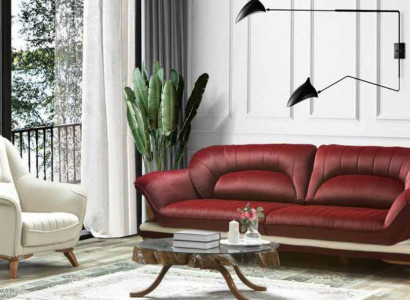 Sofa 3 Seater Design Armchair Upholstery Seat Classic Design Three Seater