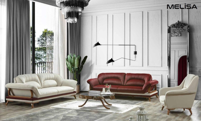 Sofa 3 Seater Design Armchair Upholstery Seat Classic Design Three Seater