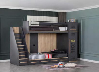 Bunk bed Loft bed Youth room Childrens bed Youth room Loft beds Bunk bed