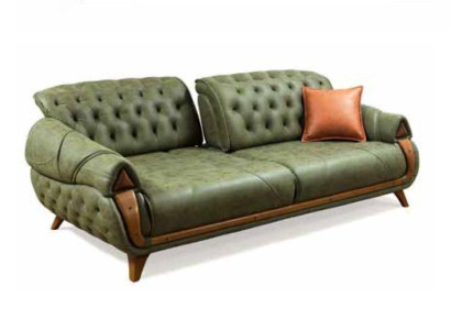 Classic r Three Seater Sofa Couch Upholstery Furniture Living room 3 Seat