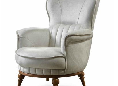 Armchair Luxury Design Textile Living room Classic s Style Furniture Lounge