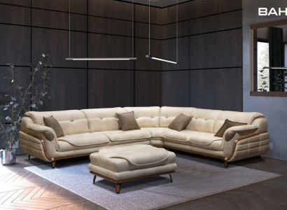 Luxury Corner sofa L-shape Suite Seat Living room Upholstered furniture Corner Sofa