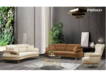 Luxury sofa set 3+3+1 seater three seater sofa sofas armchair design