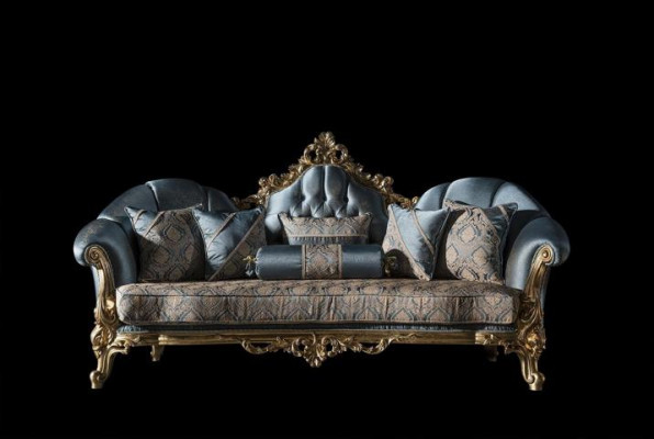 Baroque Classic Living room Couch Set Suite Table Sofa set 6 pieces
