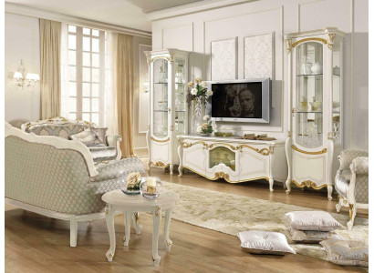 Classic Living Wall Living room Display case Sideboard TV cabinet Shelf Walls Wardrobe 3pcs.