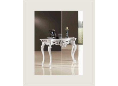Designer Luxury Console Table Consoles Tables Wood Design Silver Classic r new