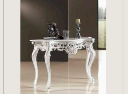 Designer Luxury Console Table Consoles Tables Wood Design Silver Classic r new