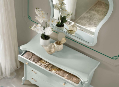 Mirror Chest of drawers Wardrobe Chests of drawers Bedroom Set Wood Modern Style Dressing table