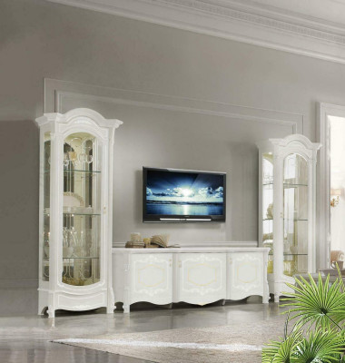 Italian style furniture - living room 3 pieces. Set Living room Display case TV cabinet home24 ®