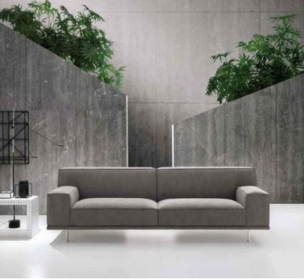 Sofa set 3+1 Seater Textile Relax Set Design Sofas Upholstery Couches alfitalia