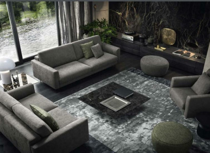 Seating set 331 Seater Modern Wood exclusive s Design Furniture Armchair Sofa set