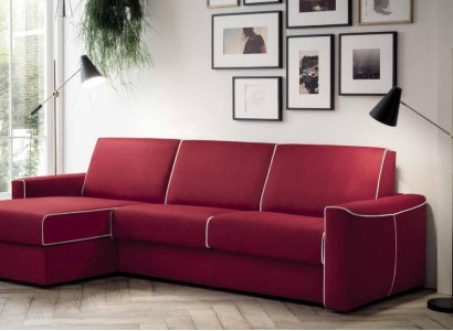 Corner sofa Modern Design Sofa Focus Fabric L-shape Couch Living landscape Italy Furniture