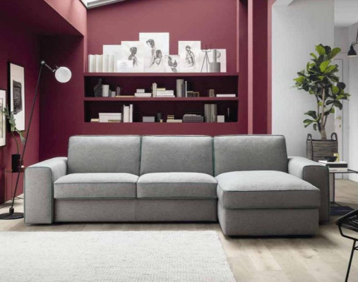 Modern Luxury Corner Textile Wood Sofa L-shape alfitalia Design Upholstery Living room